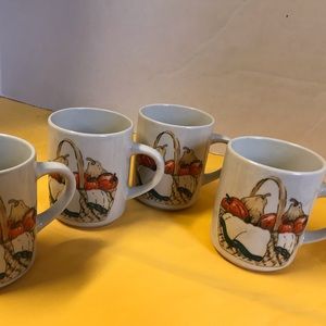 4 coffee cups mugs